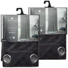 TOILINUX Lot de 2 Rideaux occultants en polyester effet velours