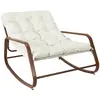THE HOME DECO FACTORY Fauteuil à bascule Manda