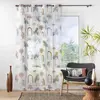 DOUCEUR D'INTÉRIEUR Voilage à oeillets voile sablé imprimé multicolore 140 x 240 cm
