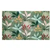 Cpm Tapis Must en velours imprimé Lisa - 50 x 80 cm - Vert