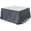 HESPERIDE Hespéride - Housse de table rectangulaire M - 225 x 125 x 80 cm - Noir