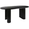 ATMOSPHERA Table basse ovale en bois olova - noir