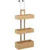 5 Five Simply Smart Etagère De Porte 3 Niveaux En Bambou - Marron