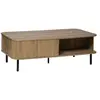 ATMOSPHERA Table basse 2 portes en bois colva - marron