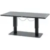 HESPERIDE Table de jardin relevable rectangulaire en aluminium salimia - gris graphite