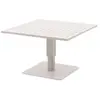 HESPERIDE Table de jardin relevable carrée en aluminium salimia - avoine