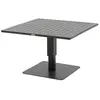 HESPERIDE Table de jardin relevable carrée en aluminium salimia - graphite