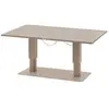 HESPERIDE Table de jardin relevable rectangulaire en aluminium salimia - argile et lin