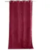 Rideau thermique en velours - 140 x 260 cm - grenat