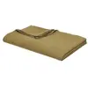 - Drap plat - 100% coton BIO - 180 x 290 cm - Marron bronze