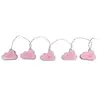 Hello Kids - Guirlande lumineuse enfant Nuage - L. 165 cm - Rose - Nuage