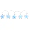 Hello Kids - Guirlande lumineuse enfant Etoile - L. 165 cm - Bleu - Etoile