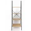 Sil Etagère industrielle Ladder - L. 60 x H. 180 cm - Marron chêne TU