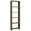 Toilinux.com Toilinux - Bibliothèque New 160 cm - Marron noix - New