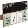 FÉÉRIC LIGHTS AND CHRISTMAS Atmosphera Calendrier de l'Avent en bois Cadre - Marron