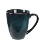 Saveur Et Degustation Mug En Céramique Au Design Minéral - 300 Ml - Bleu