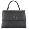 Sac à main - MAC DOUGLAS - Ref 63990 V01 - Cuir de vachette - Noir - 25.5x19x9.5 cm