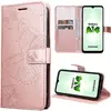 BOOLING Coque - Samsung - Galaxy A14 4G-5G - Protection Anti-Rayures - Motif Papillon - Cuir Synthétique