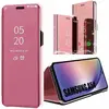 Coque de protection pour Samsung Galaxy A54 - E.F.CONNECTION - Rose - Effet Miroir - Clear View