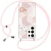 Coque de protection - BOOLING - Samsung Galaxy S24 Ultra - Souple - Antichoc - Motif marbre rose