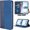BOOLING Coque pour Samsung Galaxy A54 5G, Protection Anti-Rayures Motif Mosaïque Effet Cuir Bleu Marine + 2 Verres Trempés