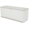 Non communiqué Coffre de rangement 450L interieur/exterieur coloris beige - Longueur 153 x Profondeur 61 x Hauteur 53 cm -PEGANE-