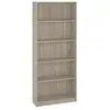 Non communiqué Bibliothèque / Etagère coloris chêne - Hauteur 180 x Longueur 75 x Profondeur 25 cm