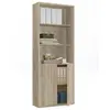Non communiqué Bibliotheque / etagere de rangement, coloris Cambrian - Hauteur 196.5 x Longueur 75.5 x Profondeur 33 cm -PEGANE-