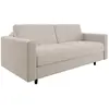 Sia Home Canapé convertible express dunlopillo tissu tramé beige 160cm