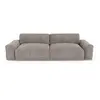 Sia Home Canapé 4 places velours taupe 240cm