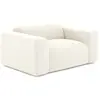 Sia Home Fauteuil tissu bouclette crème