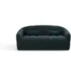 Sia Home Canapé convertible express dunlopillo velours bleu paon 140cm