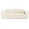 Sia Home Canapé convertible express dunlopillo 160cm velours côtelé crème