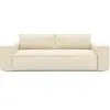 SIA HOME Canapé convertible express dunlopillo velours à motifs crème 160cm TU