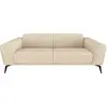 Sia Home Canapé 3 places tissu tramé beige 220cm