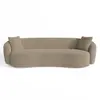 Sia Home Canapé 3 places bouclette beige 210cm