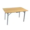 Soplair Table Plateau En Bambou 4 Personnes Pliable Camping Car
