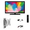 TV LED 22" 55 cm Full HD 12V + Support TV 180° Camping-Car Noir - ANTA...