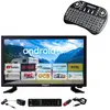 ANTARION Pack tv led 22" 55cm téléviseur hd connecté 12v + clavier ergonomique