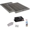 Pack Antarion 2x Panneaux solaire 140W + kit de pose solaire avec régulateur mppt 320W 20A