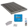 ANTARION Pack Panneau solaire 160W camping car + Kit de pose solaire avec régulateur de charge Victron MPPT 2