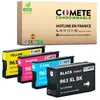 COMETE - Marque Française - 963XL - 4 Cartouches d'encre compatible av...