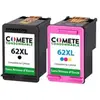 COMETE - 62XL - 2 Cartouches d'encre Compatibles avec HP 62 ou 62XL - ...