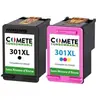 COMETE - 301XL - 2 Cartouches d'encre Compatibles HP - Sans puce - Mar...