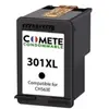 COMETE - 301XL - 1 Cartouche d'encre Compatible HP - Noir - Marque fra...