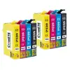 COMETE - 603 XL - 8 Cartouches d'encre compatibles avec EPSON - Marque...