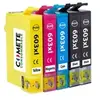 COMETE - 603XL - 5 Cartouches d'encre Compatibles Epson 603 XL - Marqu...