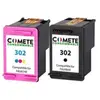 COMETE - 302 - 2 Cartouches d Encre Compatibles pour HP 302 - Noir/Cou...