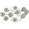 Mathilde M Guirlande lumineuse LED boules argentées