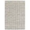Bobochic tapis poil court ikeda motif abstrait gris foncé 160x230 IKEDA
